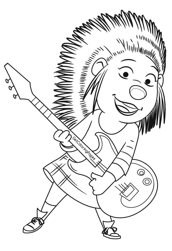 Sing Coloring Pages - Best Coloring Pages For Kids