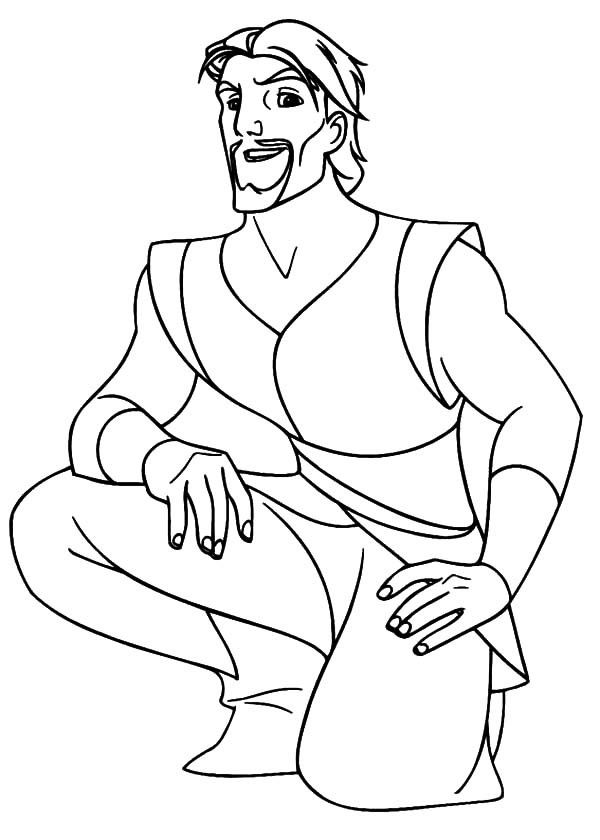 How to Draw Sinbad the Sailor Coloring Pages | Best Place to Color