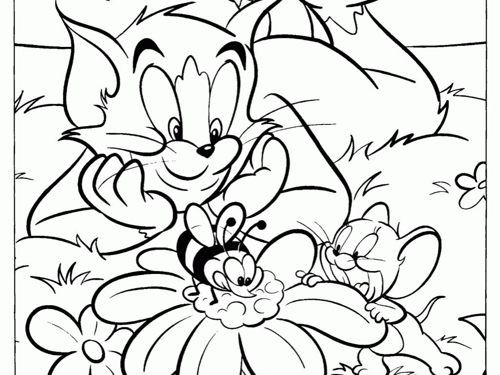 Tom And Jerry Coloring Pages Online - Coloring Page