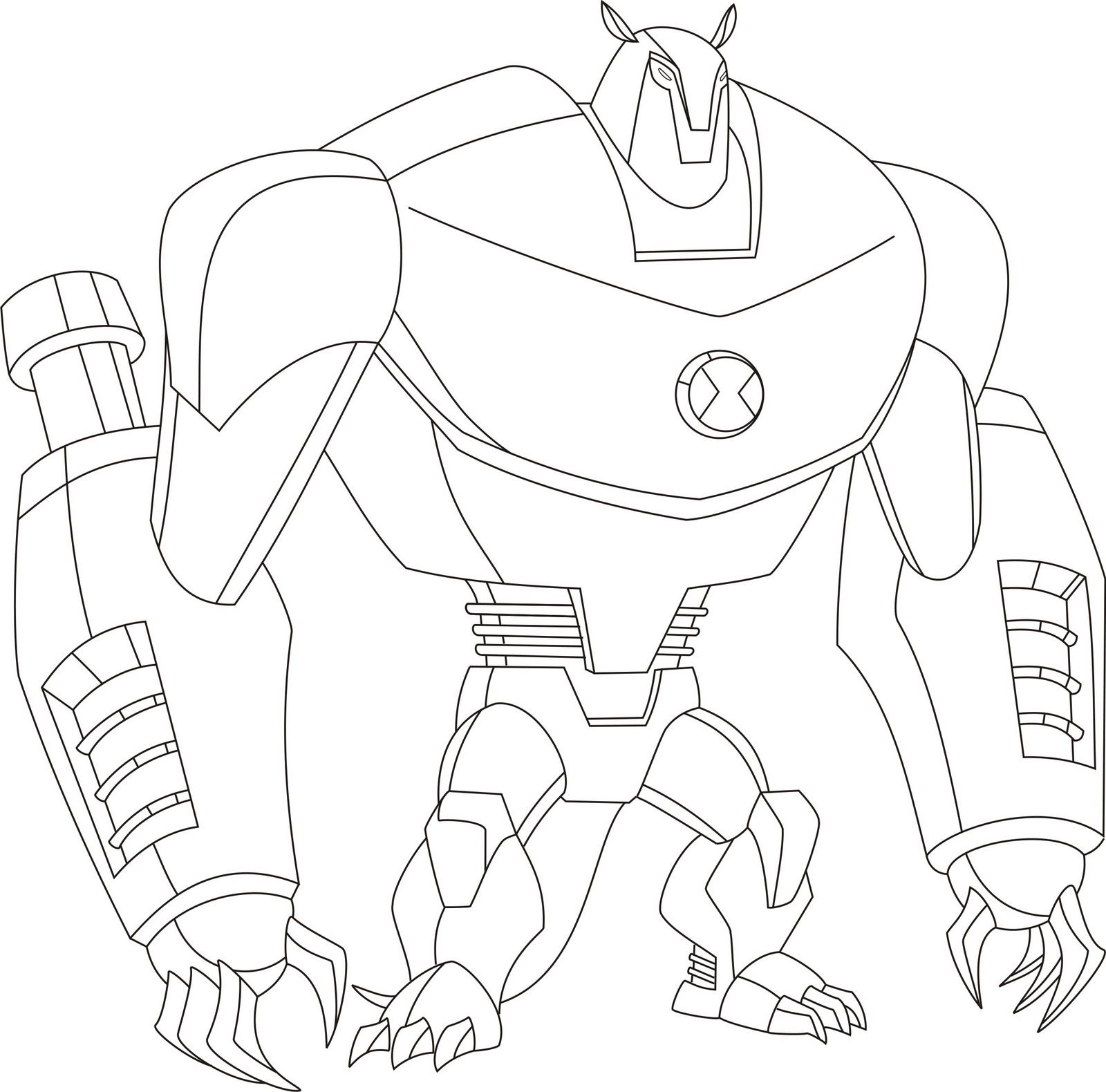 Ben 10 Omniverse Coloring Pages Coloring Home