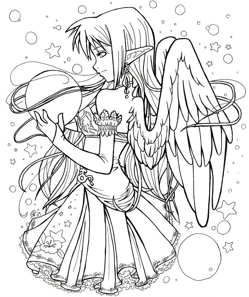 Download Anime Coloring Pages For Kids Coloring Home