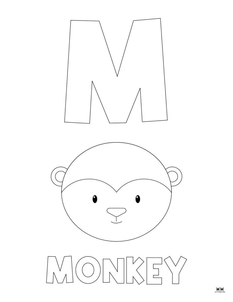 Letter M Coloring Pages - 15 FREE Pages | Printabulls