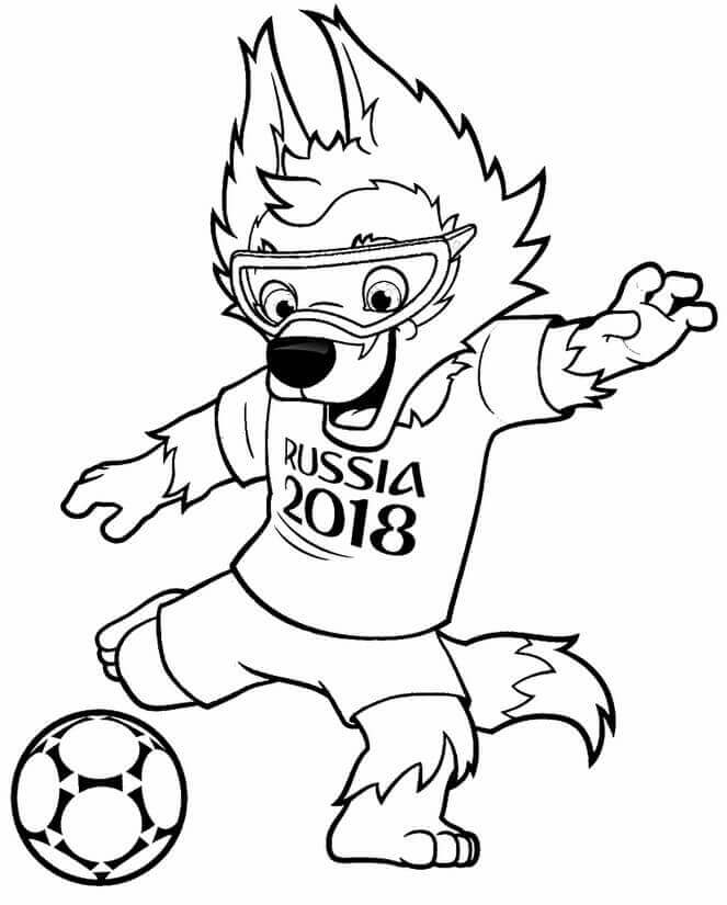 Free Printable FIFA World Cup Coloring Pages