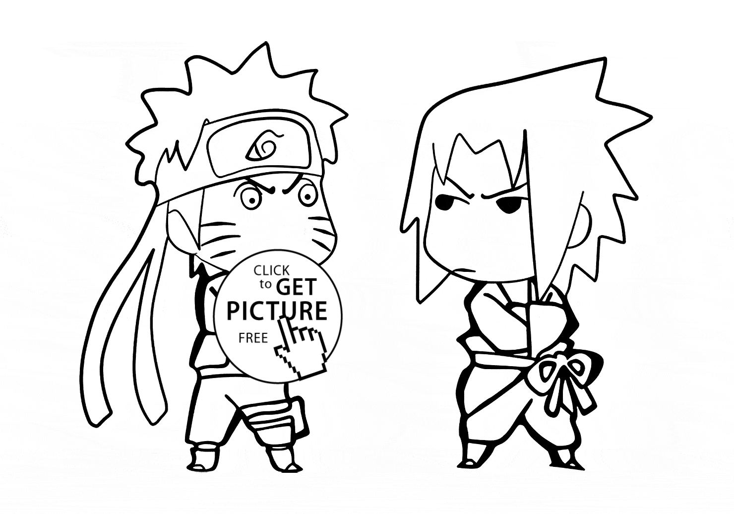 Naruto And Sasuke Coloring Pages - Coloring Home