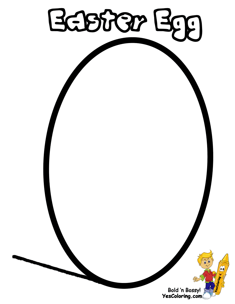Fancy Easter Egg Coloring Pages | Free | Easter Basket Coloring