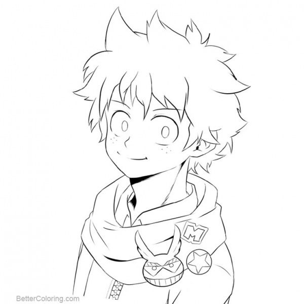Boku No Hero Academia Coloring Pages Todoroki Lineart by justaweirdgirl -  Free Printable Coloring Pages in 2020 | Coloring pages, Art logo, Free  printable coloring pages