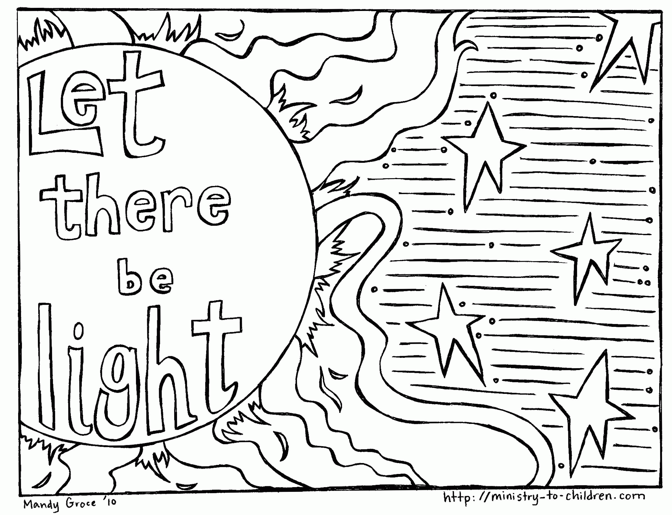 Free Printable Color Pictures Of Creation