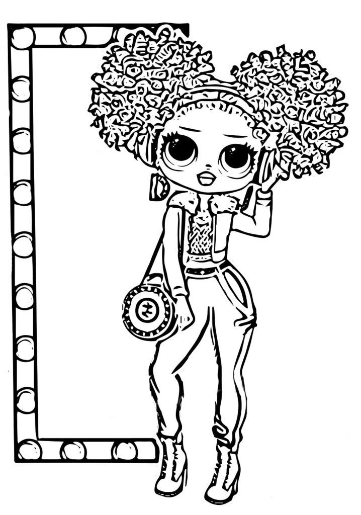 Coloring Pages LOL OMG. Download Or Print New Dolls For Free - Coloring