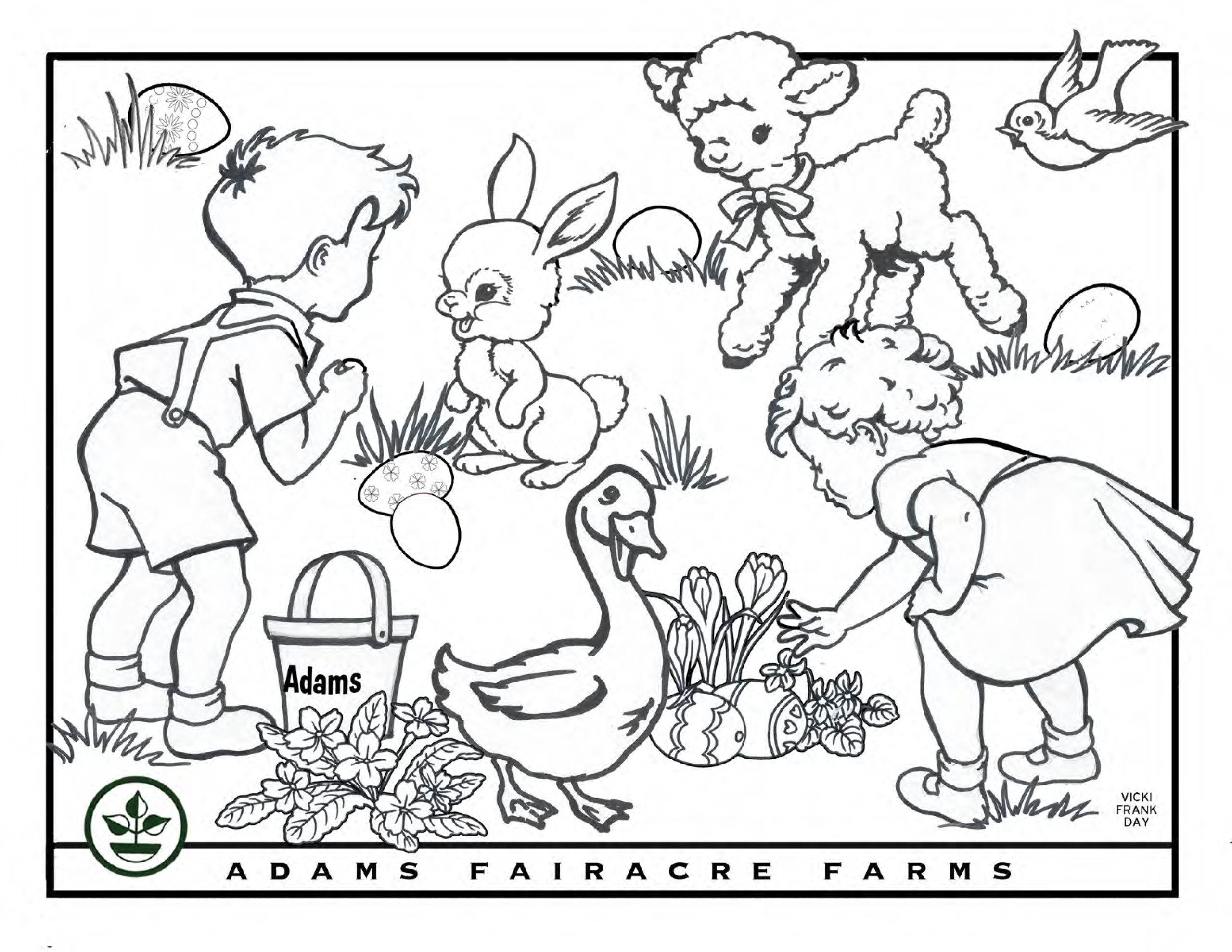 Easter Coloring Pages | Adams Fairacre Farms