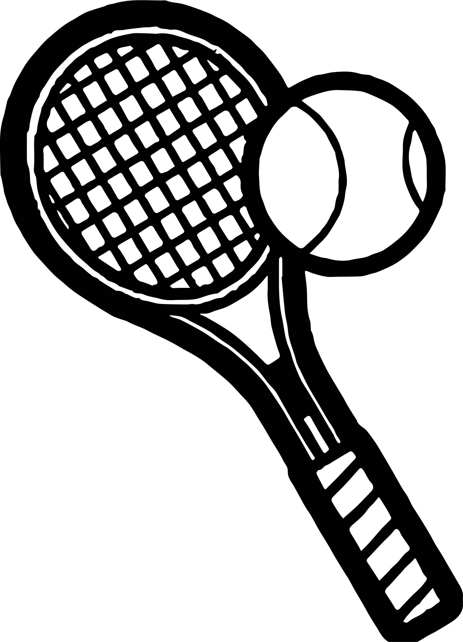 awesome Bold Tennis Racket Coloring Page | Tennis racket, Rackets, Coloring  pages