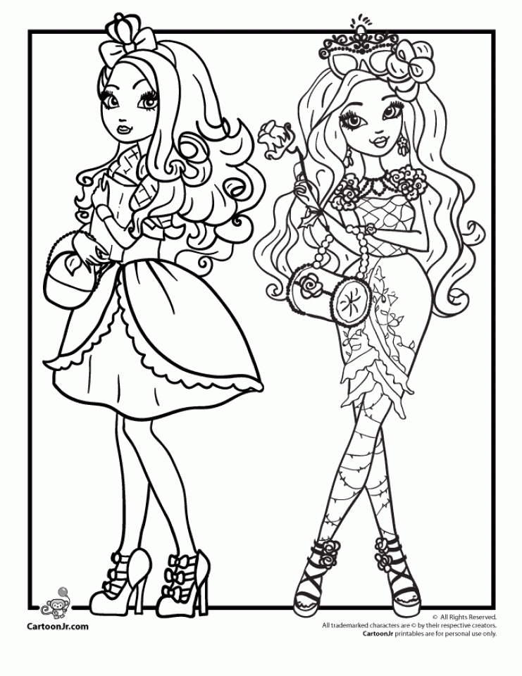Get This Royal Rebels Ever After High Girl Coloring Pages Printable VGR18 !