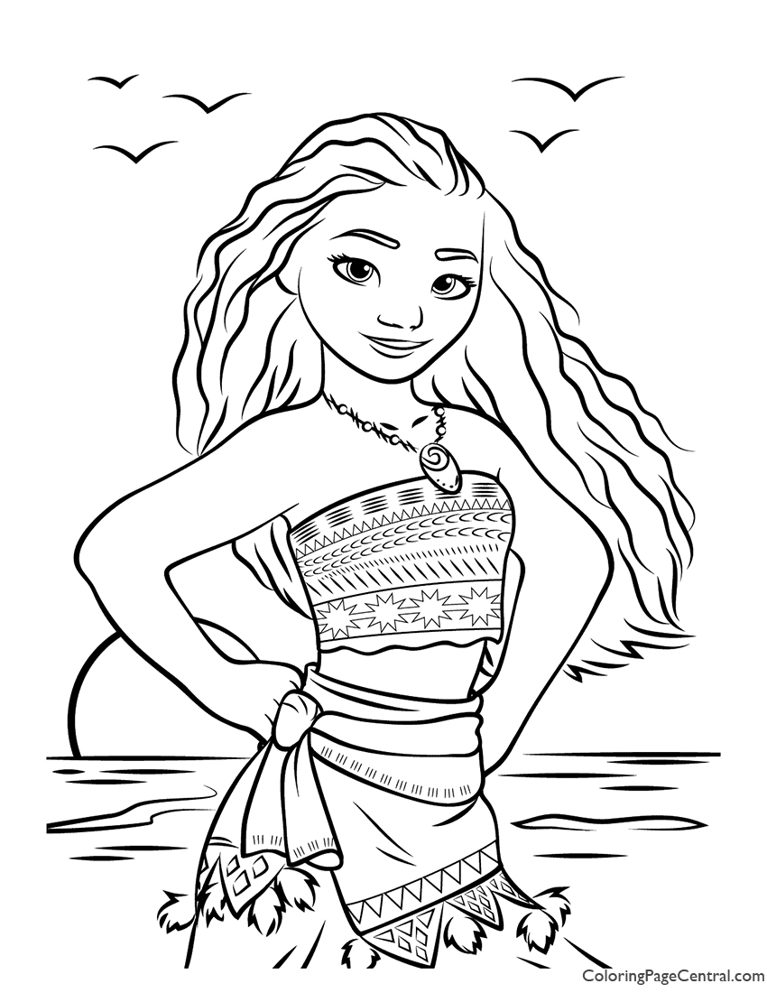 Moana Coloring Page 21   Coloring Page Central   Coloring Home