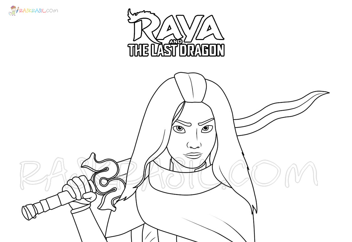Raya and the Last Dragon Coloring Pages | New Images Free Printable