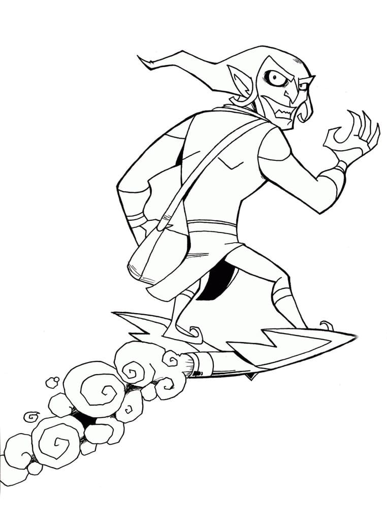 Green Goblin Coloring Pages
