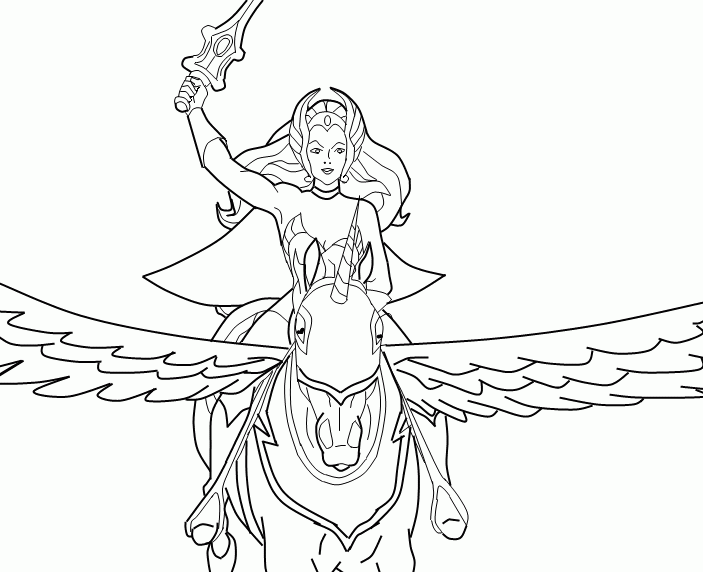 She-Ra Coloring Page