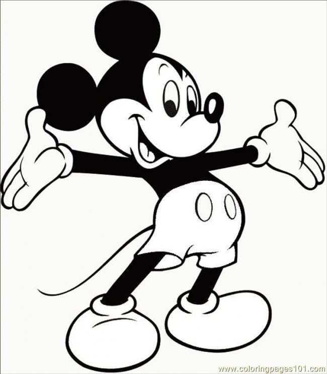 Download Free Printable Mickey Mouse Coloring Pages | Free Coloring ...