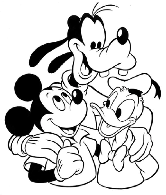 Donald Duck Coloring Pages For