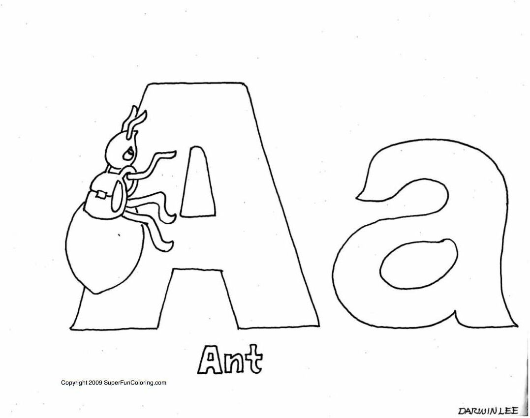 Letter Coloring Books - High Quality Coloring Pages