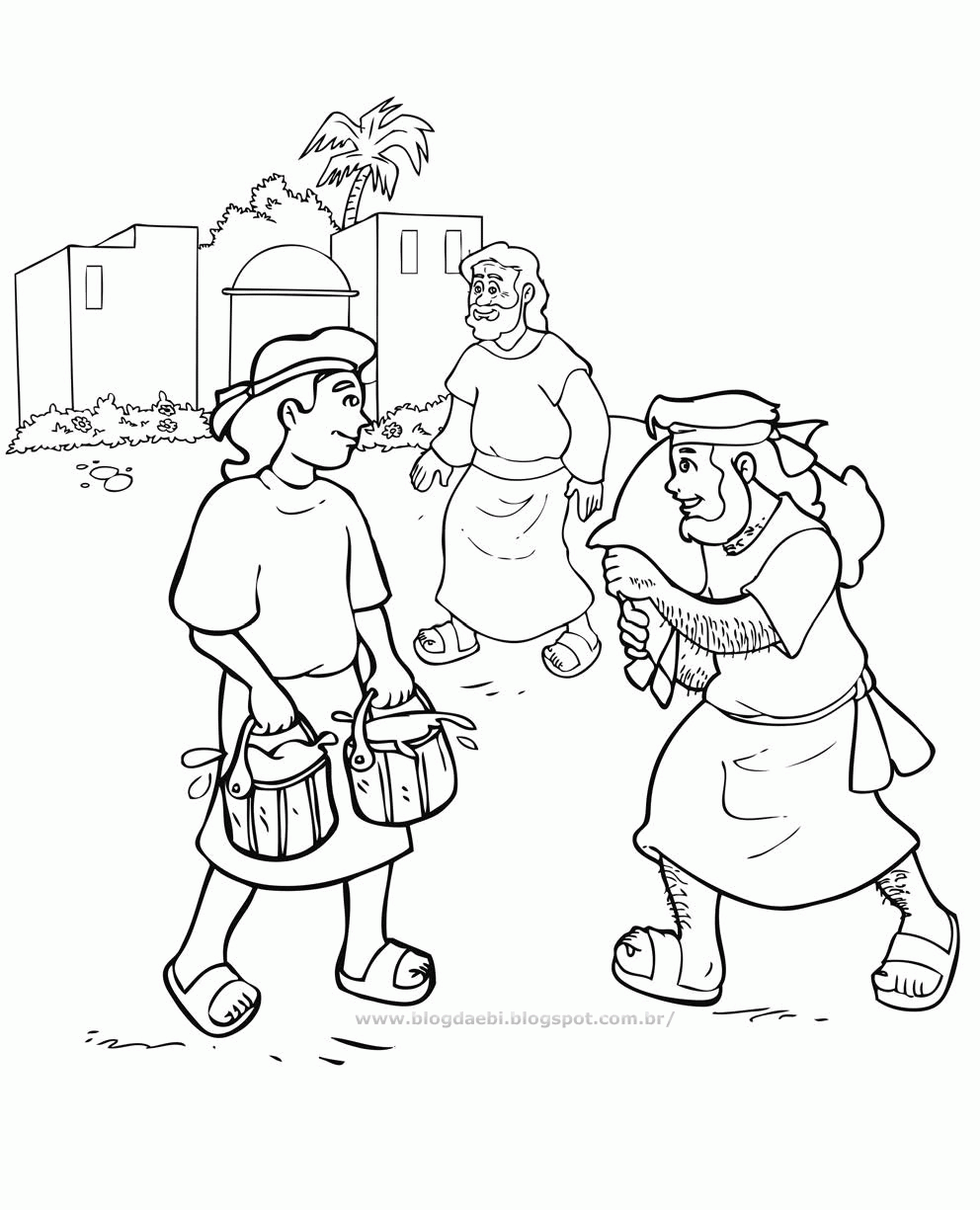 Free Coloring Pages, Jacob And Esau - Coloring Home