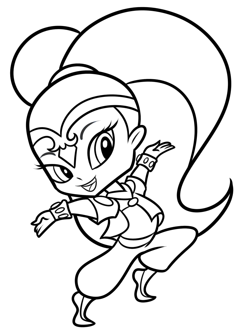 Coloring Pages : Shimmer And Shine Coloring Pages ...