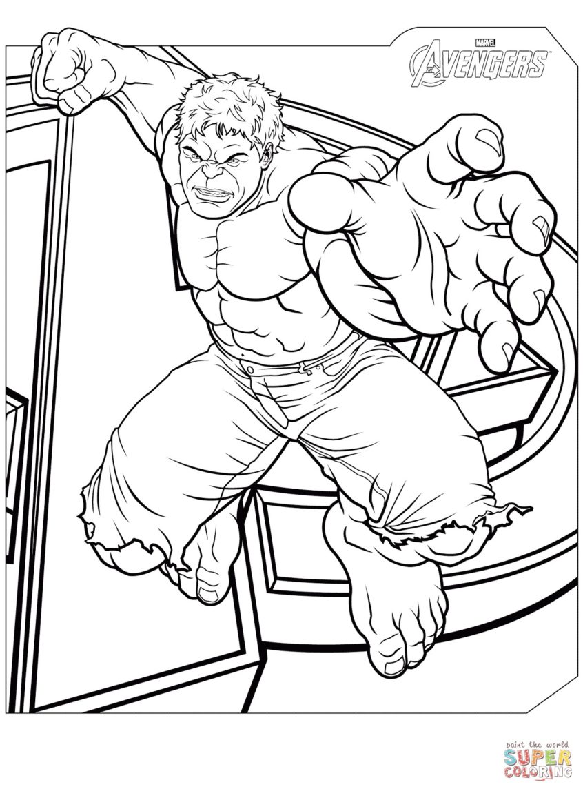 Top Coloring Pages: Coloring Idea Outstanding Hulk ...