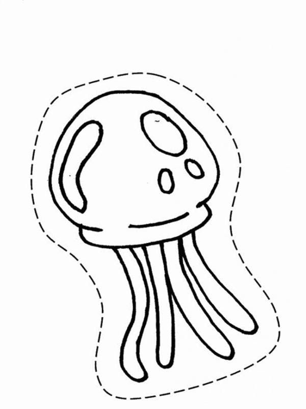 Jellyfish Coloring Page #2209