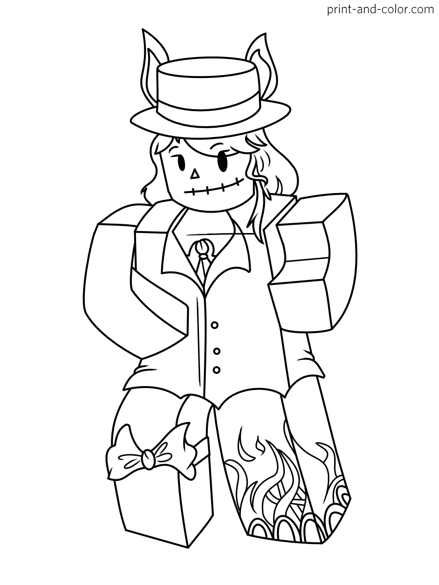 Roblox coloring pages | Print and Color.com