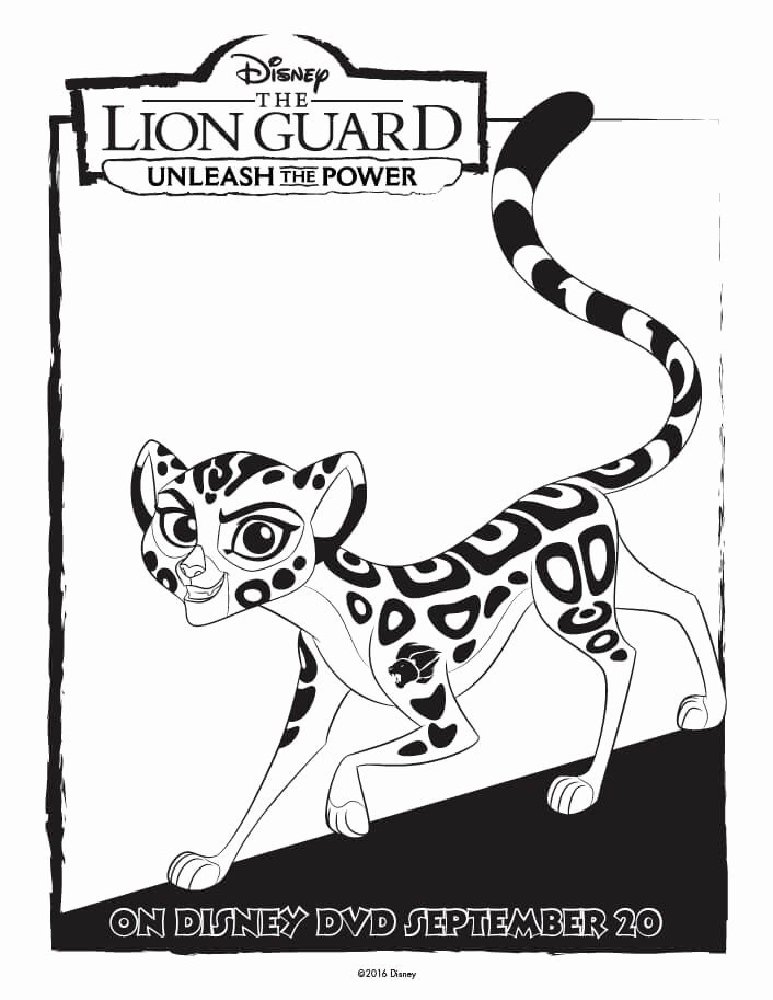 Lion Guard Coloring Book New 20 Printable the Lion Guard ...