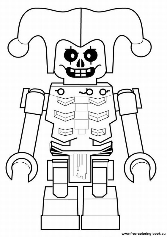 Lego Halloween Coloring Pages - CartoonRocks.com
