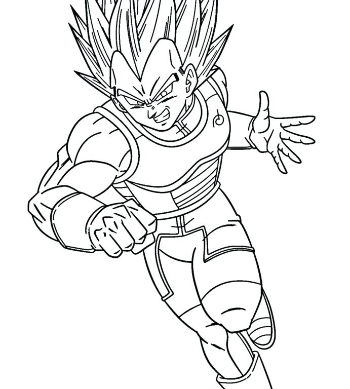 Download Dragon Ball Coloring Pages Vegeta - Coloring Home