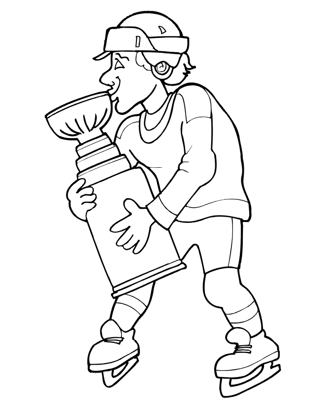 Stanley cup Hockey Coloring Pages | Color Printing|Sonic coloring 