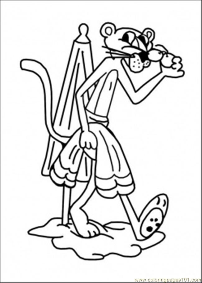Pink Panther Coloring Pages - Coloring Home