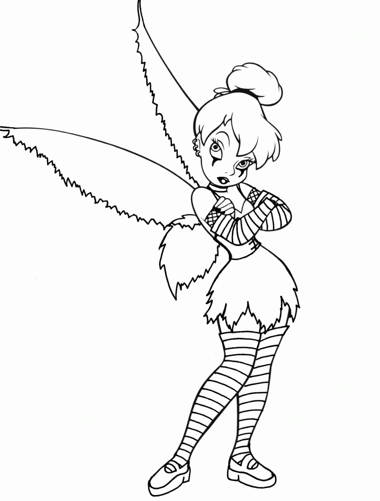 Coloring Pages Of Tinkerbell And Friends Coloring Home