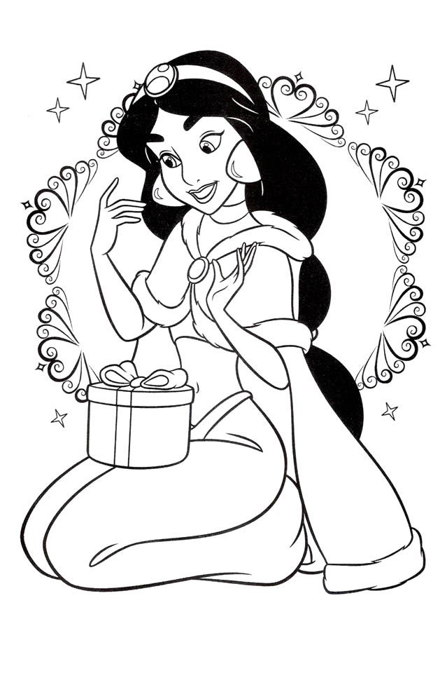 Princess Jasmine Coloring Pages - Coloring Home