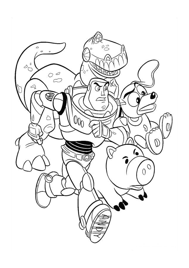 Buzz Lightyear Coloring Pages Online - Free Printable Coloring 