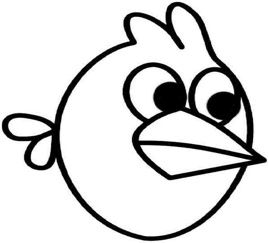 Coloring Pages Cartoon Angry Bird Printable For Kids #