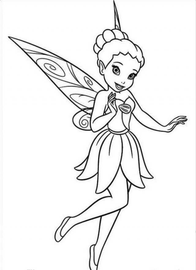 Tinker Coloring Pages Tinkerbell Coloring Pages To Print 282413 