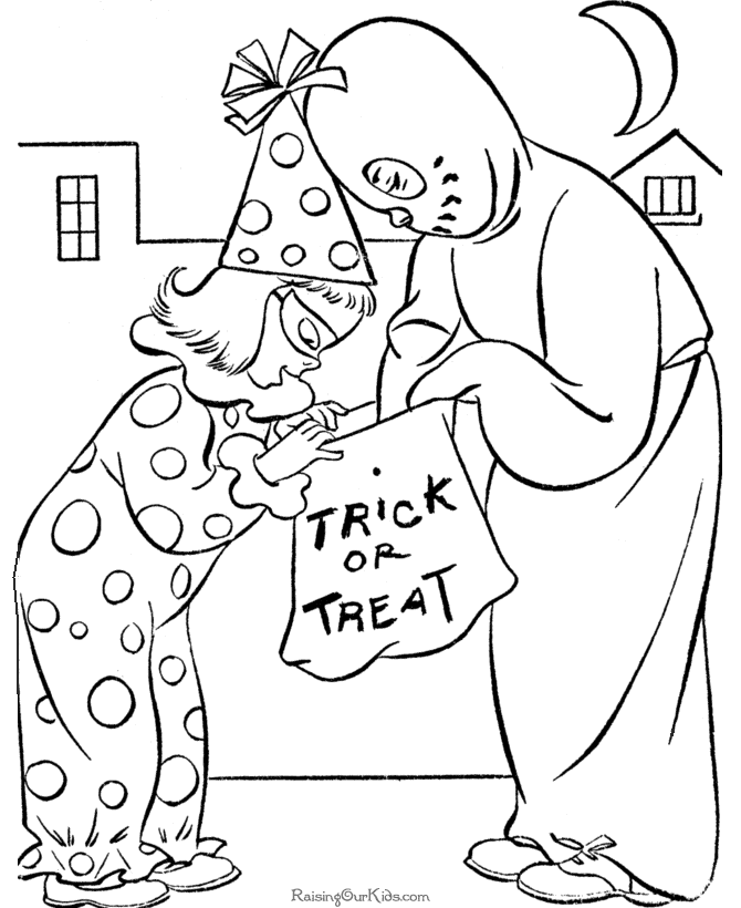 Halloween coloring pages - Halloween Parade 014