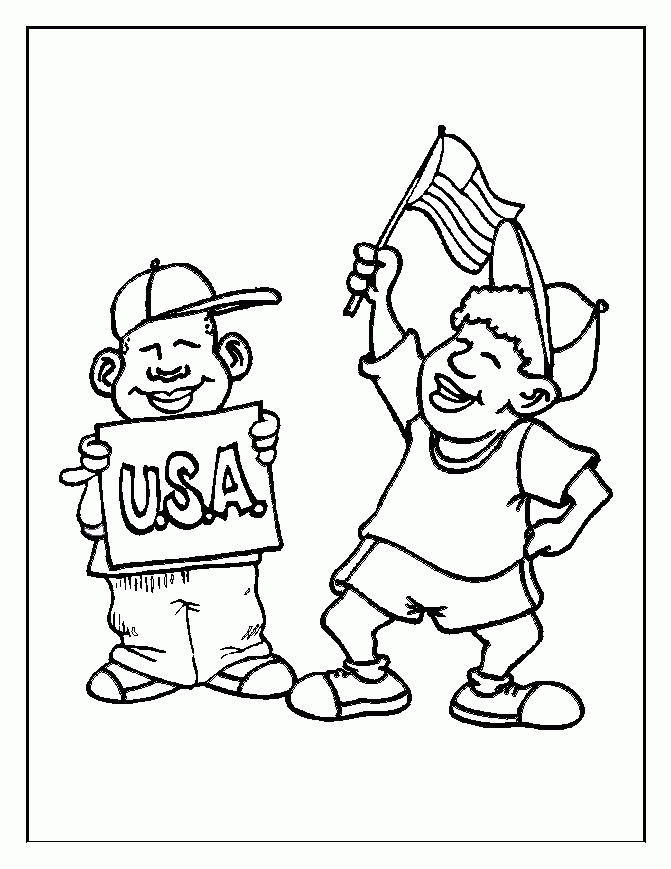 Fourth of July Coloring Pages - part III