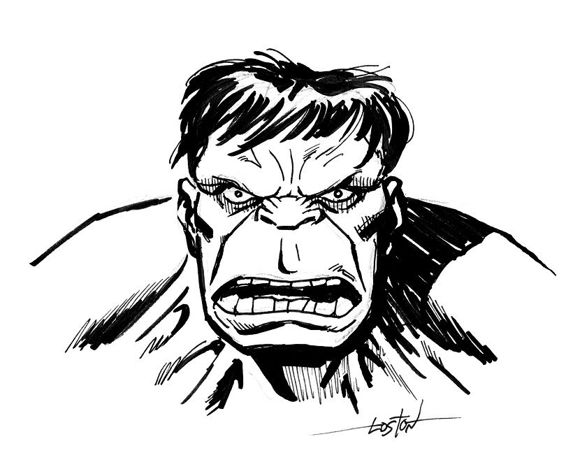 Hulk Face Drawing (id: 67833) WallPho. 