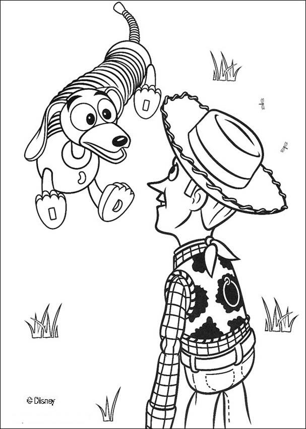 Toy Story coloring book pages - Toy Story 1