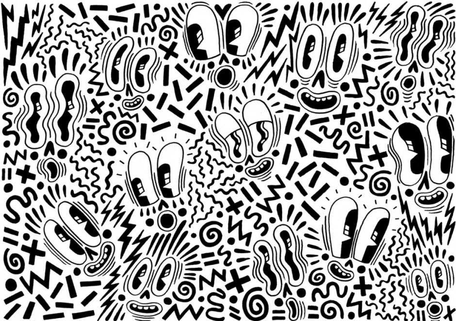 Trippy Abstract Colouring Pages 143622 Abstract Color Pages