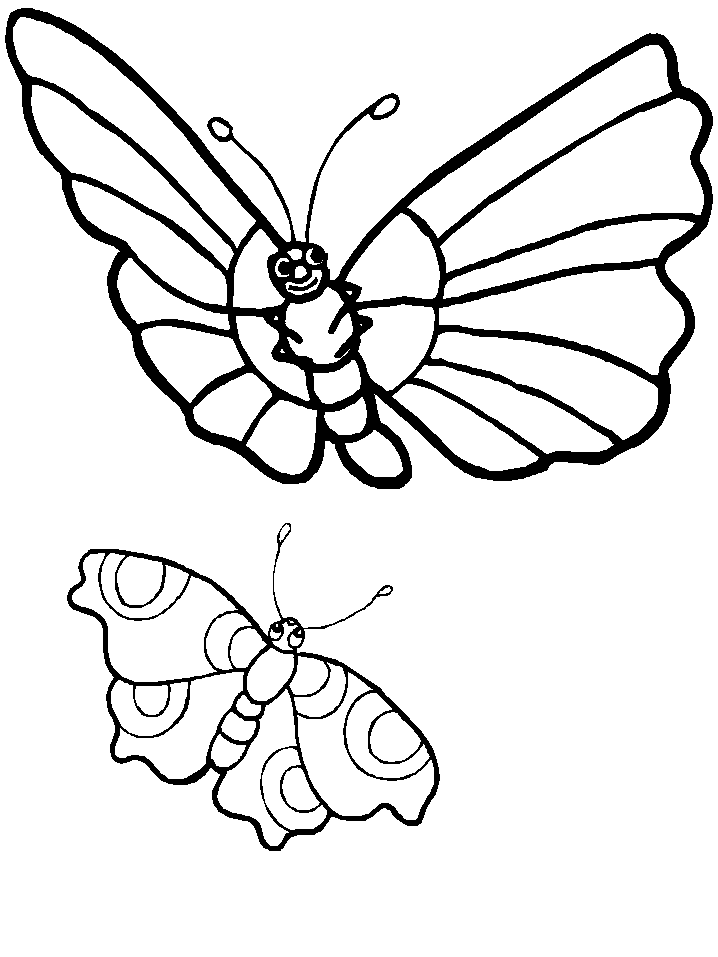 butterfly coloring pages for kids printable | Coloring Picture HD 
