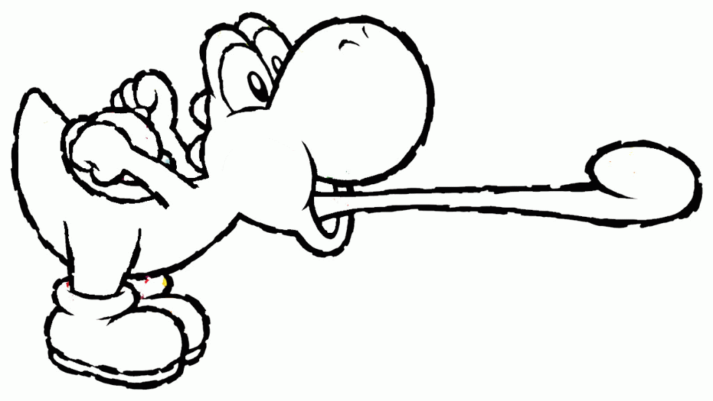 Yoshi Coloring Page - Coloring For KidsColoring For Kids