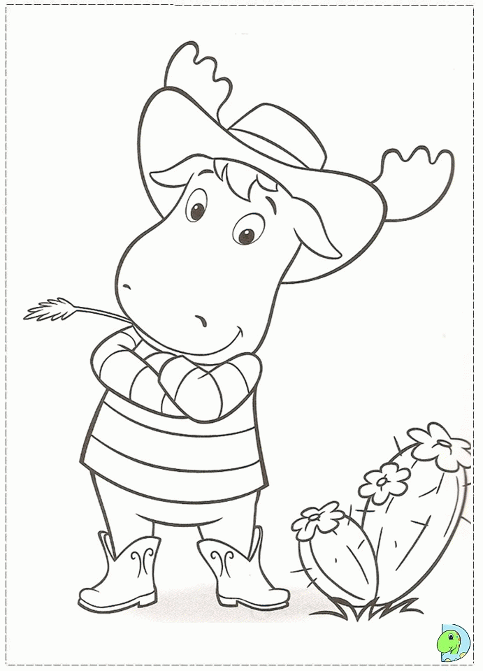 Backyardigans Coloring Page To Print - Coloring Home