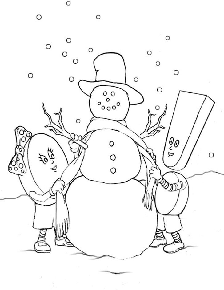 10 Christmas Coloring Pages Picture for Kids