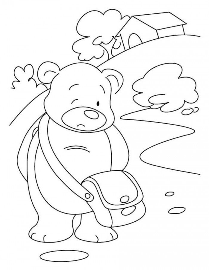 Good Luck Bear Coloring Pages | 99coloring.com