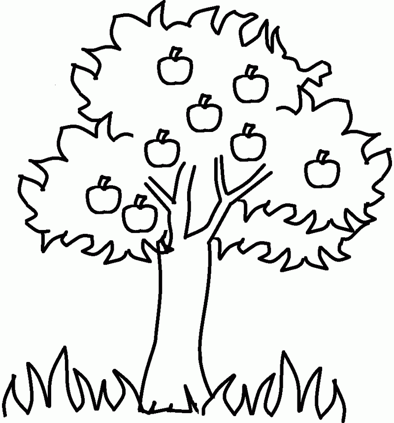 Download The Apple Tree Coloring Page Kidsycoloring Free Online Coloring Home