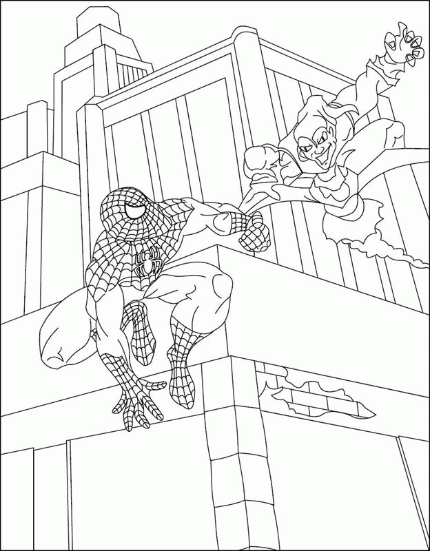 Spiderman Coloring Pages To Print Out