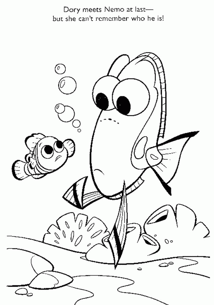 Finding nemo Colouring Pages (page 2)